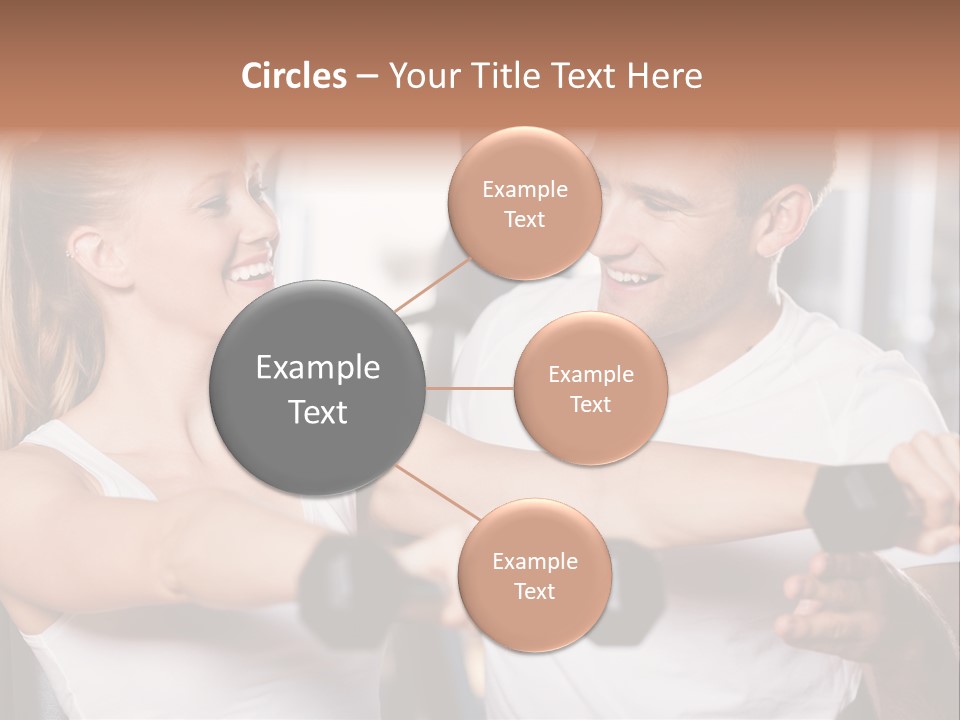 Aerobics Girls Coach PowerPoint Template