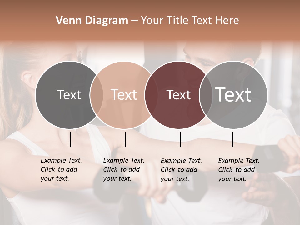 Aerobics Girls Coach PowerPoint Template