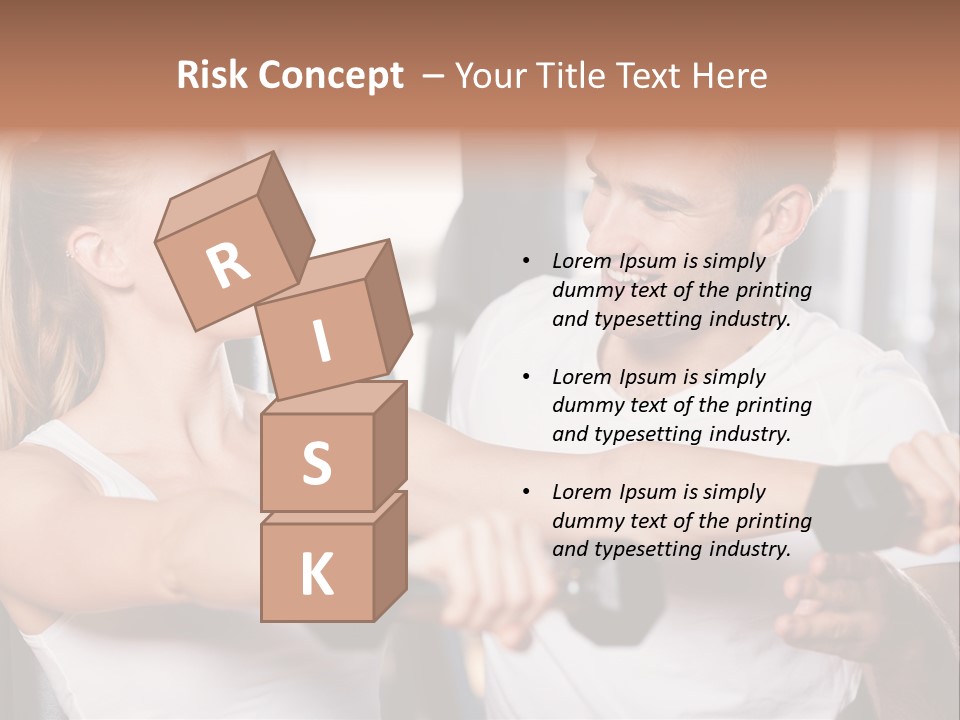 Aerobics Girls Coach PowerPoint Template