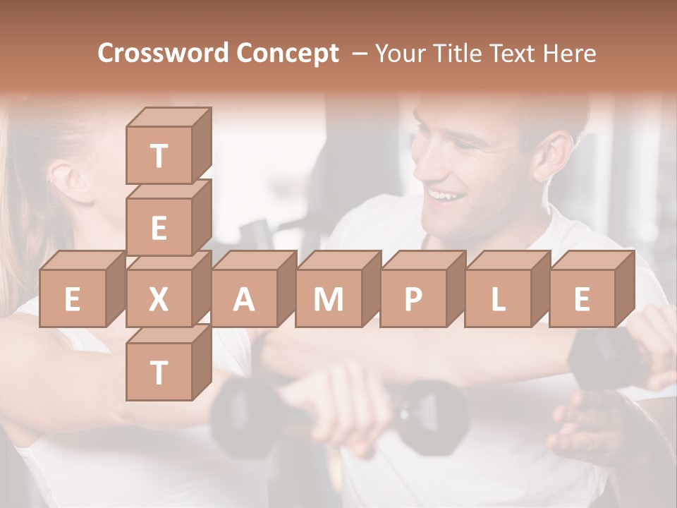 Aerobics Girls Coach PowerPoint Template