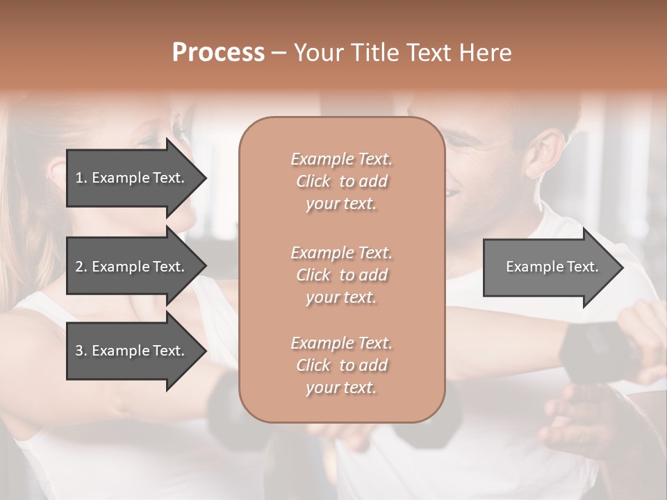 Aerobics Girls Coach PowerPoint Template