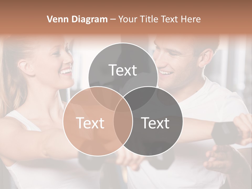 Aerobics Girls Coach PowerPoint Template