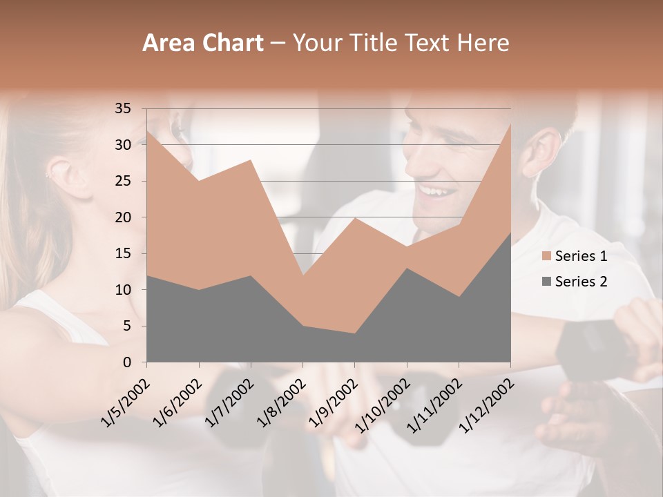 Aerobics Girls Coach PowerPoint Template