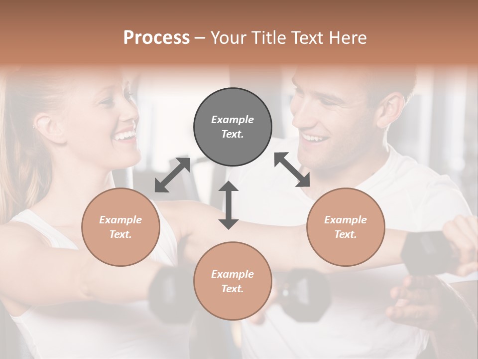 Aerobics Girls Coach PowerPoint Template