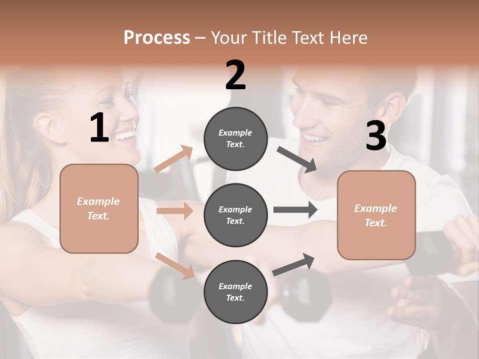 Aerobics Girls Coach PowerPoint Template