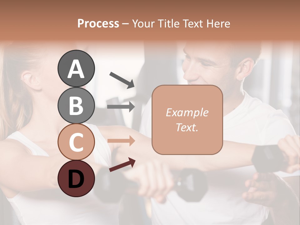 Aerobics Girls Coach PowerPoint Template