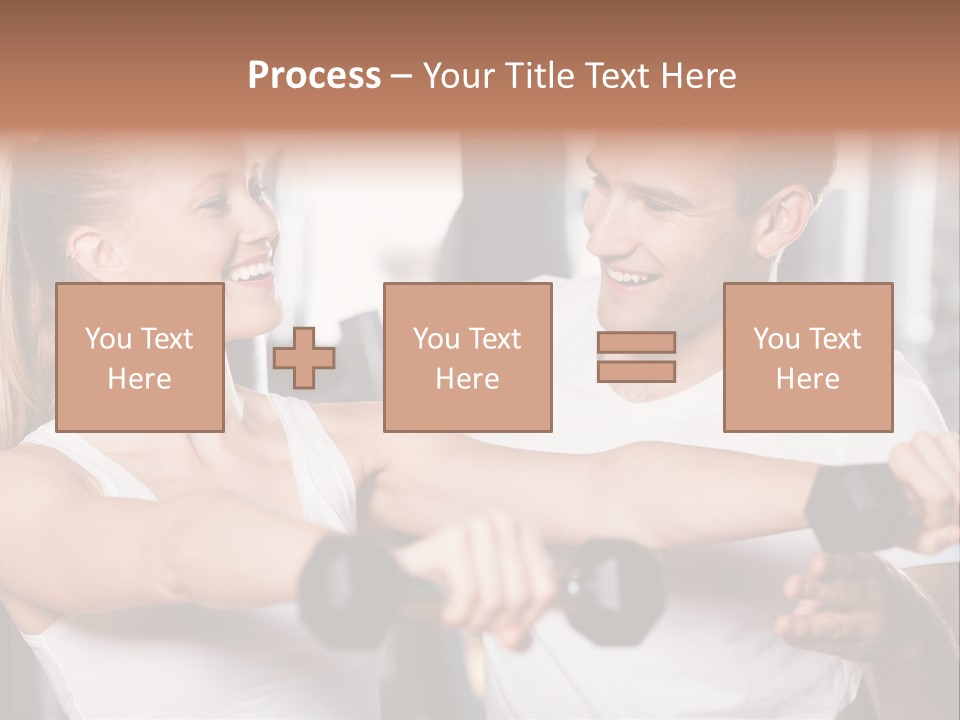 Aerobics Girls Coach PowerPoint Template