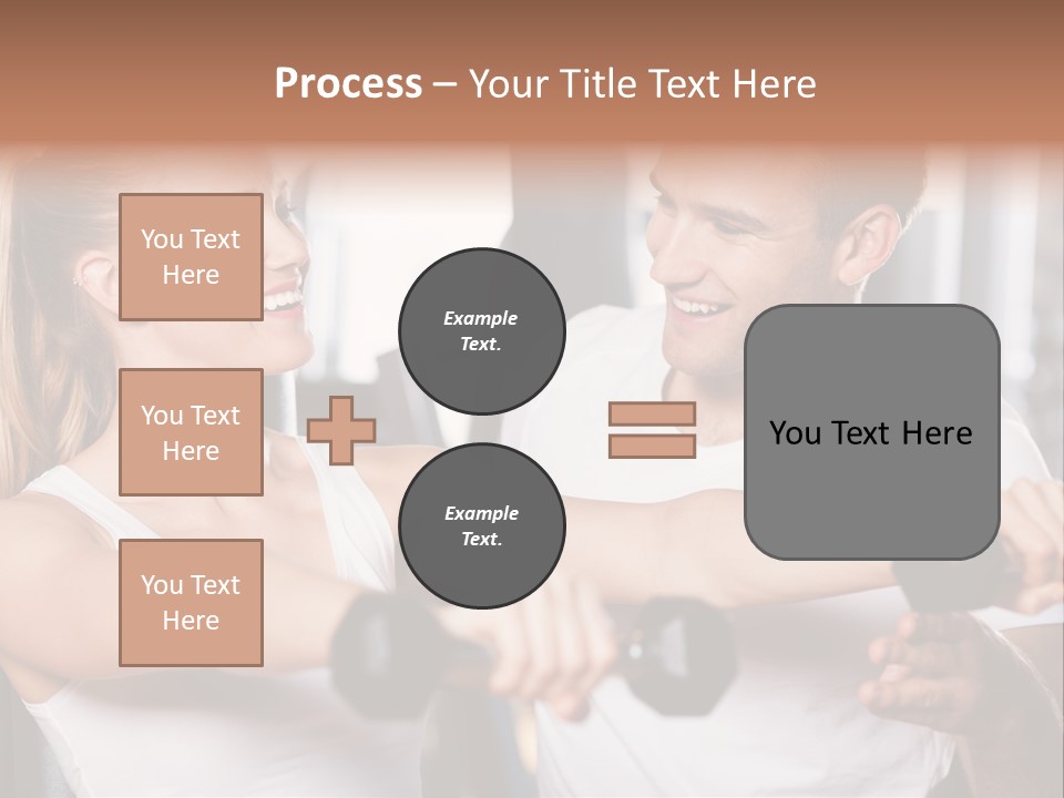 Aerobics Girls Coach PowerPoint Template