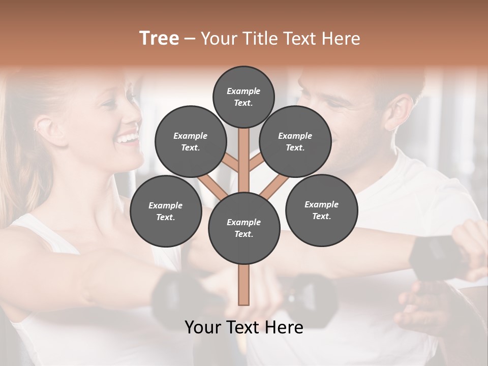 Aerobics Girls Coach PowerPoint Template