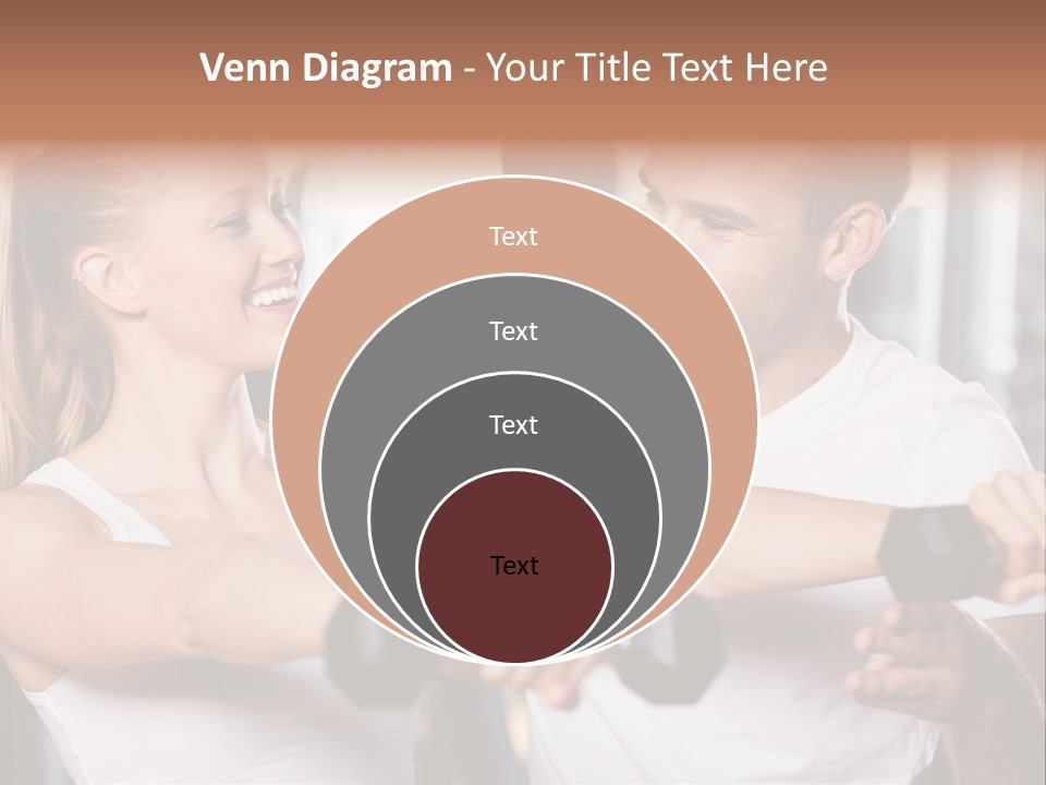 Aerobics Girls Coach PowerPoint Template