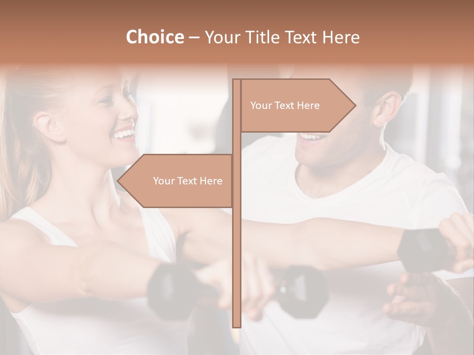 Aerobics Girls Coach PowerPoint Template