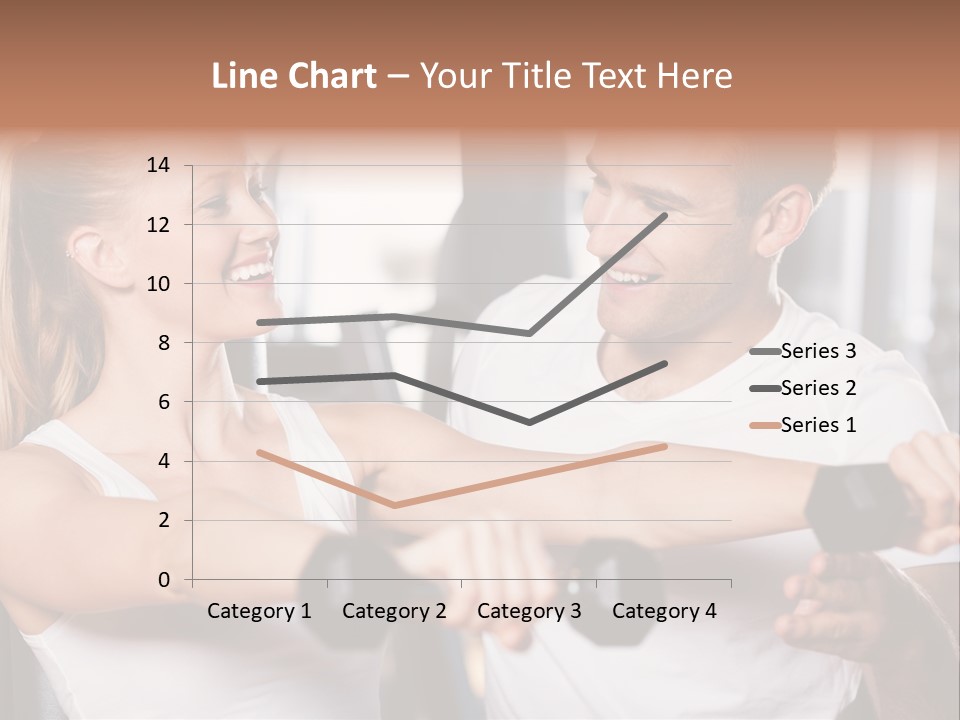 Aerobics Girls Coach PowerPoint Template