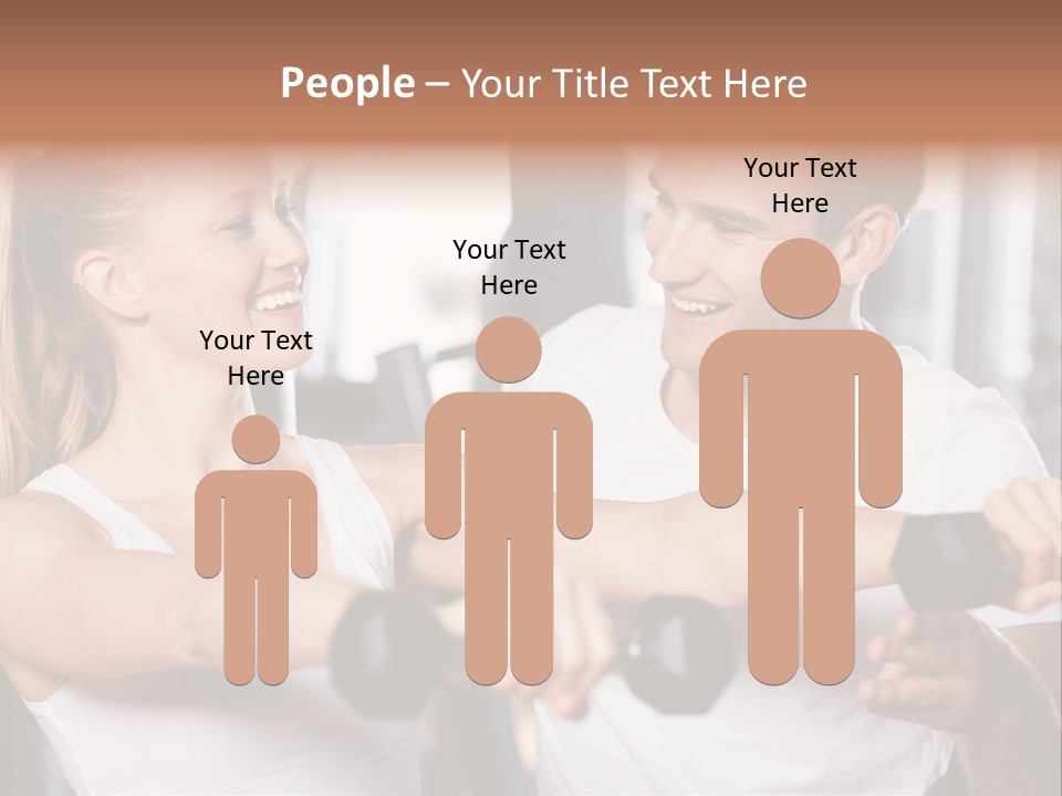 Aerobics Girls Coach PowerPoint Template