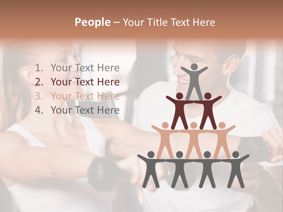 Aerobics Girls Coach PowerPoint Template