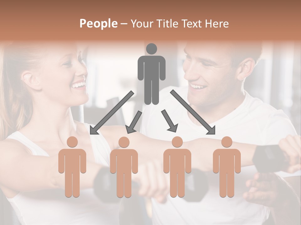 Aerobics Girls Coach PowerPoint Template