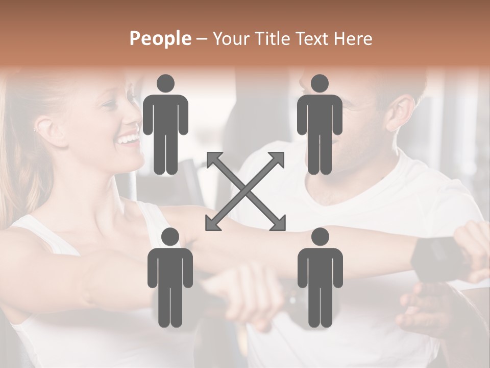 Aerobics Girls Coach PowerPoint Template