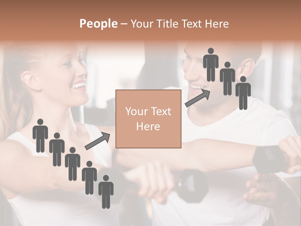 Aerobics Girls Coach PowerPoint Template