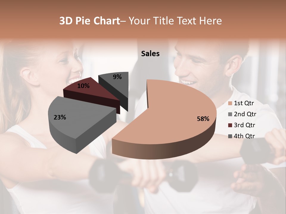 Aerobics Girls Coach PowerPoint Template