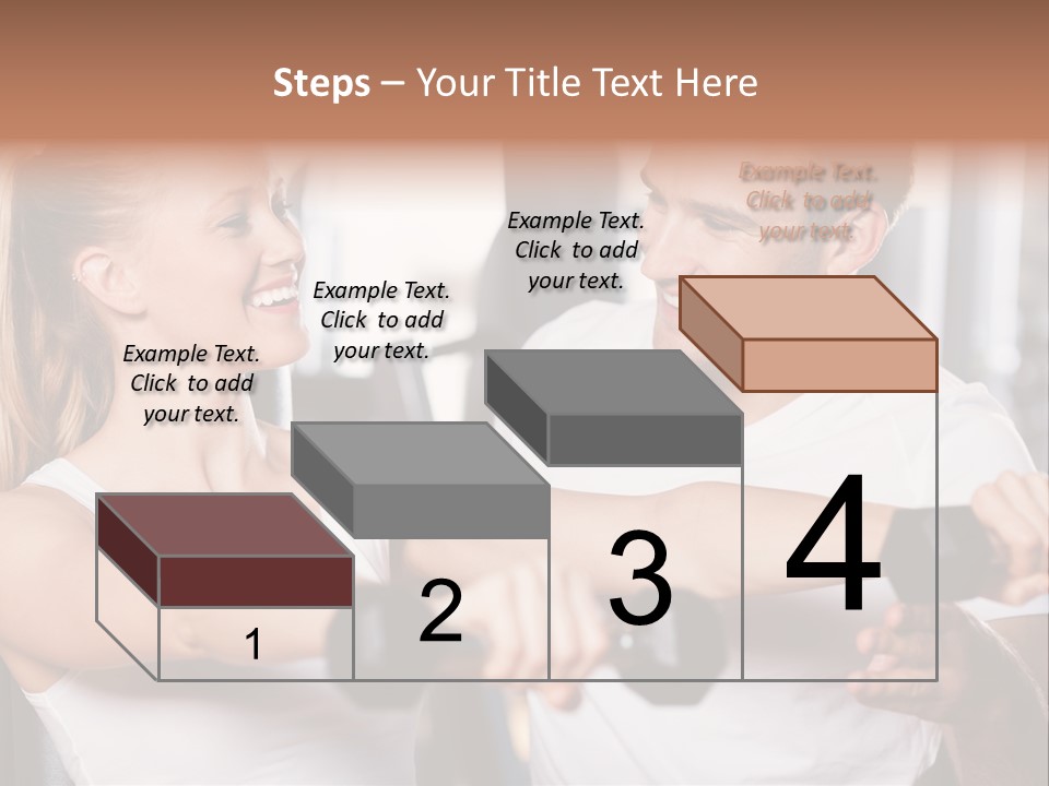 Aerobics Girls Coach PowerPoint Template