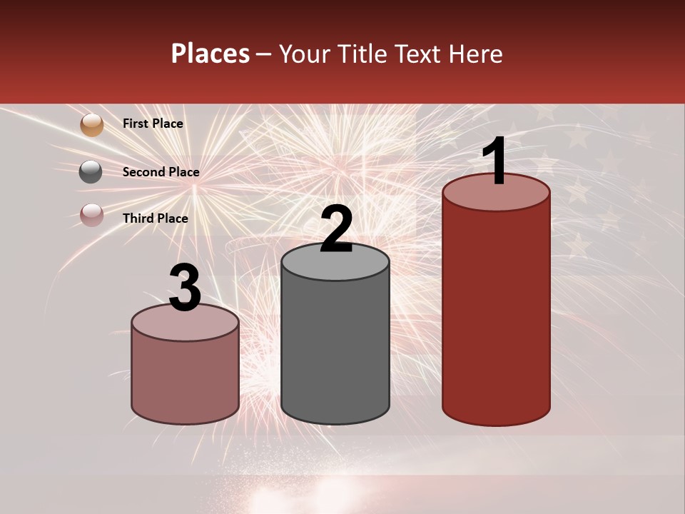 Usa Flag. Celebration PowerPoint Template