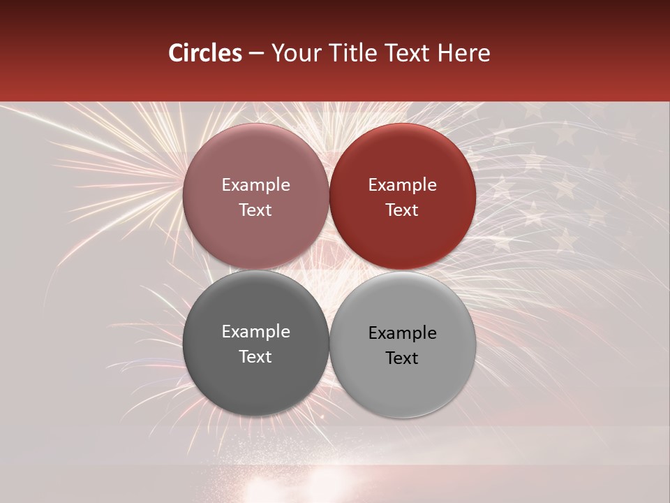 Usa Flag. Celebration PowerPoint Template