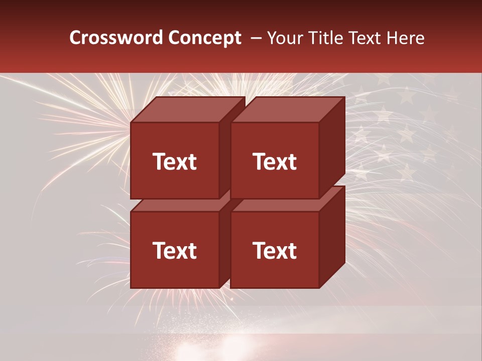 Usa Flag. Celebration PowerPoint Template