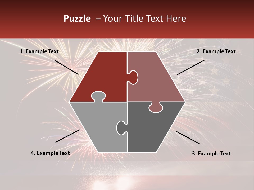 Usa Flag. Celebration PowerPoint Template