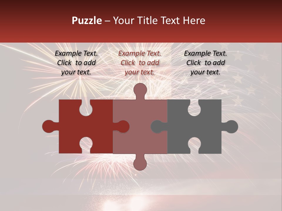 Usa Flag. Celebration PowerPoint Template