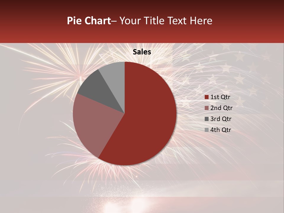 Usa Flag. Celebration PowerPoint Template
