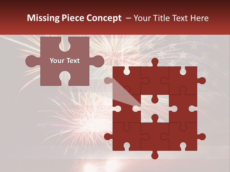 Usa Flag. Celebration PowerPoint Template