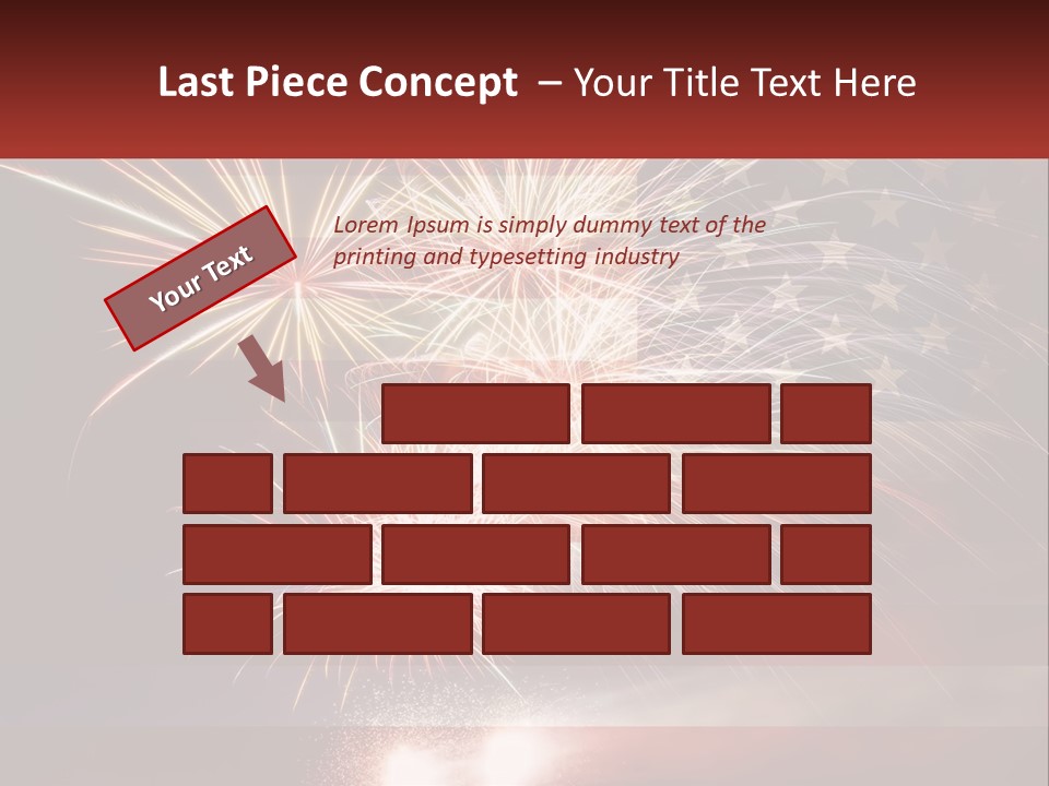 Usa Flag. Celebration PowerPoint Template