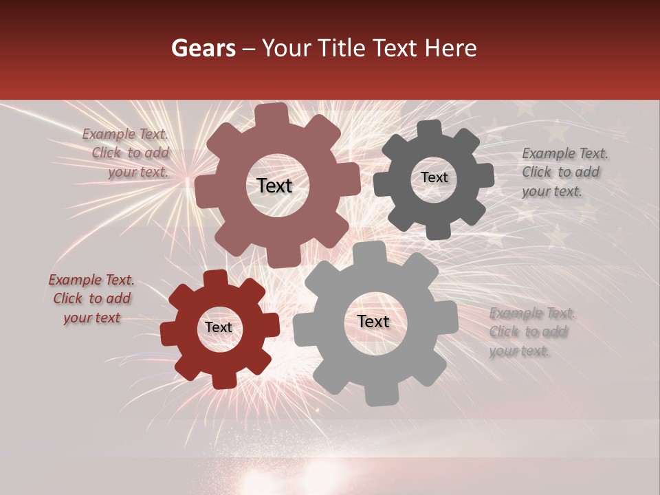 Usa Flag. Celebration PowerPoint Template