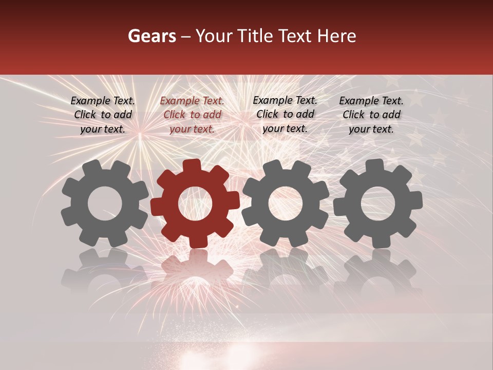 Usa Flag. Celebration PowerPoint Template