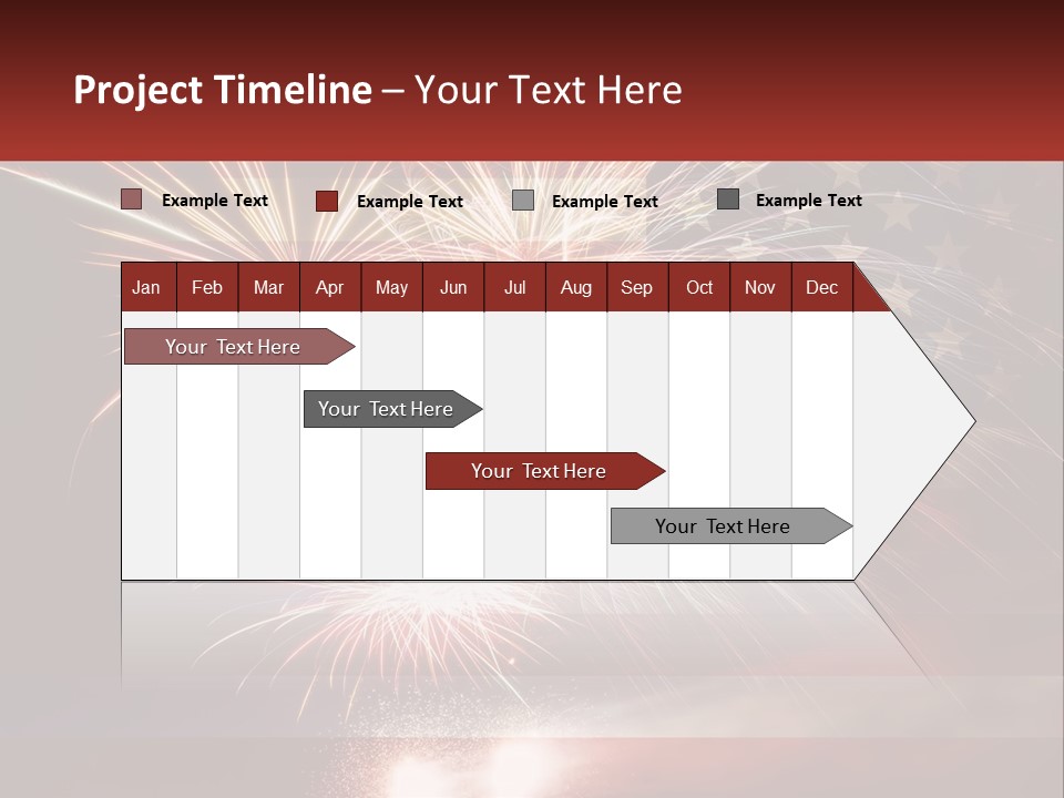 Usa Flag. Celebration PowerPoint Template