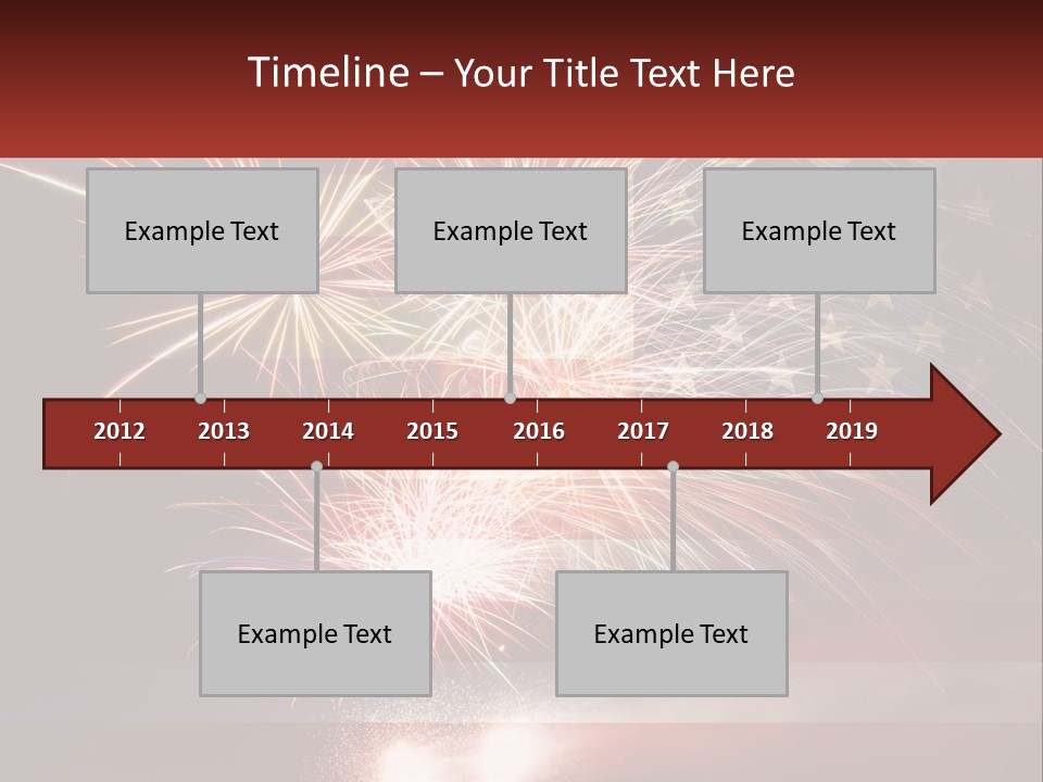 Usa Flag. Celebration PowerPoint Template