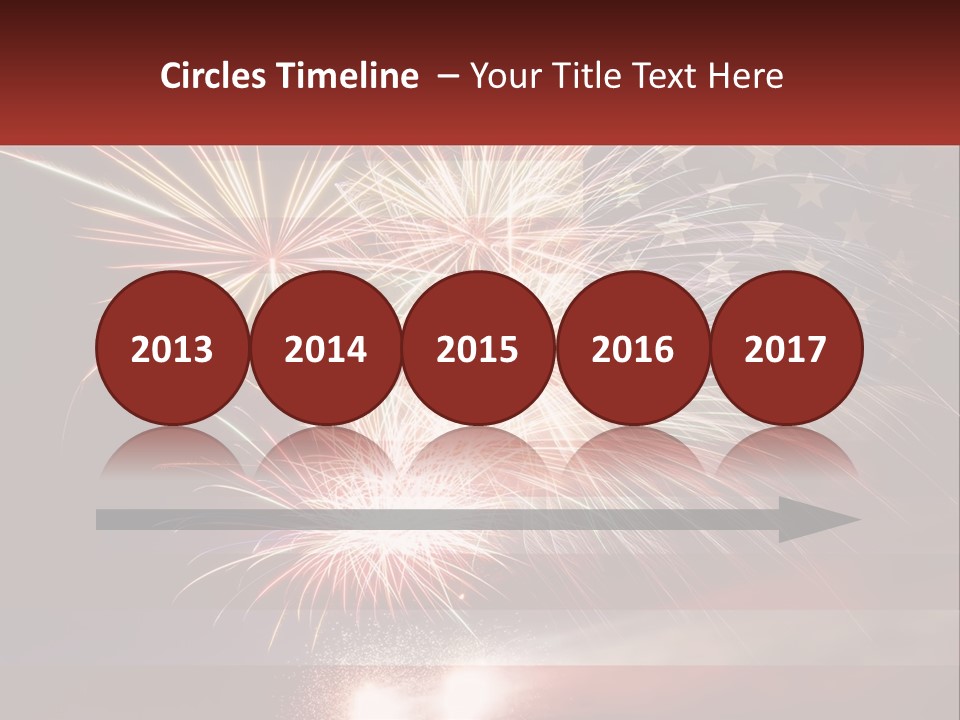 Usa Flag. Celebration PowerPoint Template
