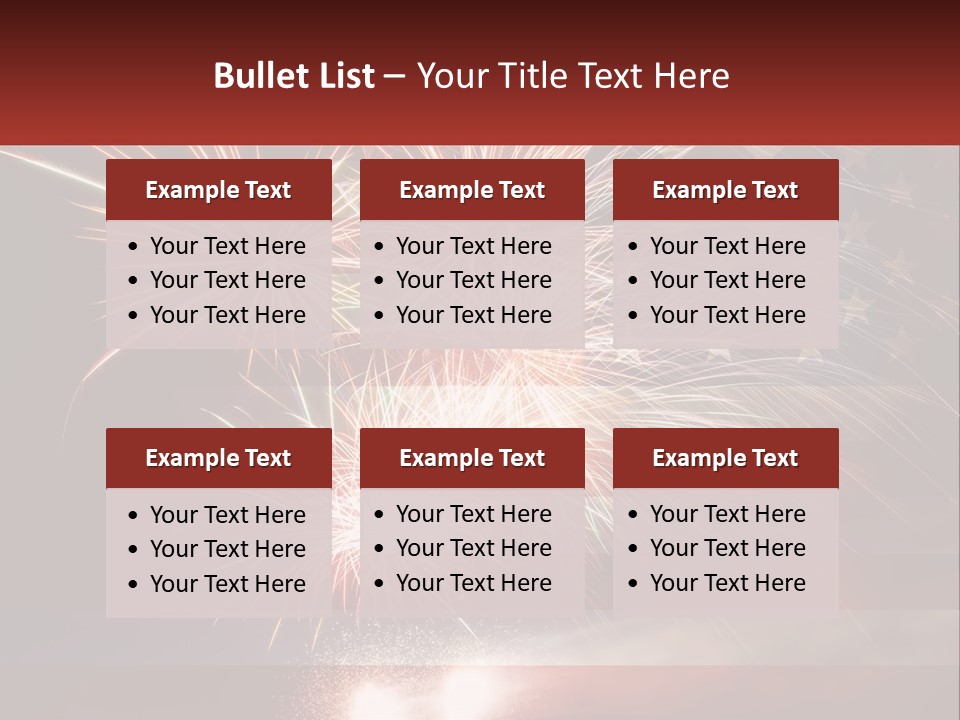 Usa Flag. Celebration PowerPoint Template