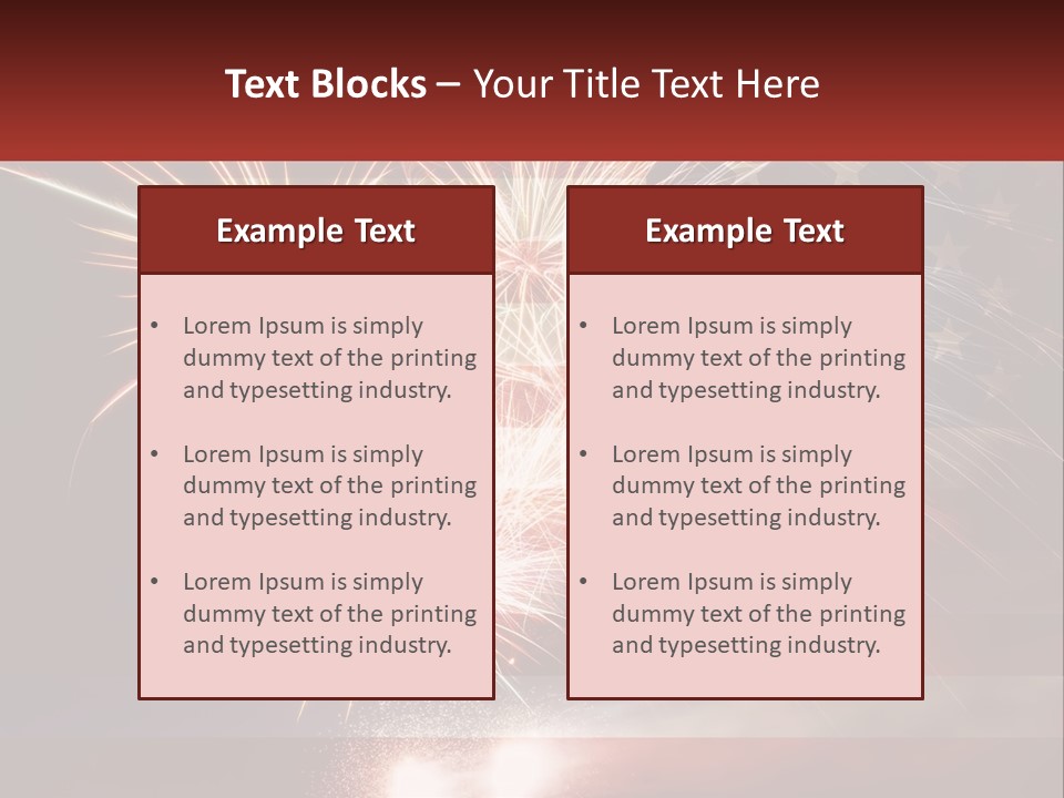 Usa Flag. Celebration PowerPoint Template