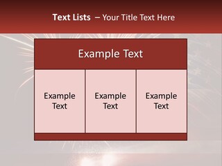 Usa Flag. Celebration PowerPoint Template