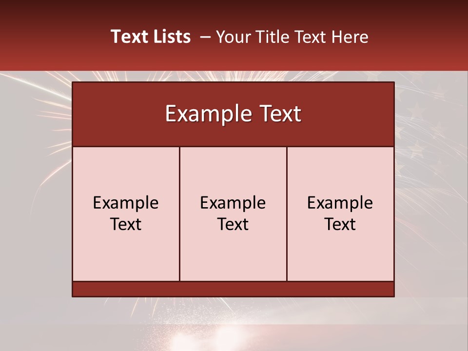 Usa Flag. Celebration PowerPoint Template