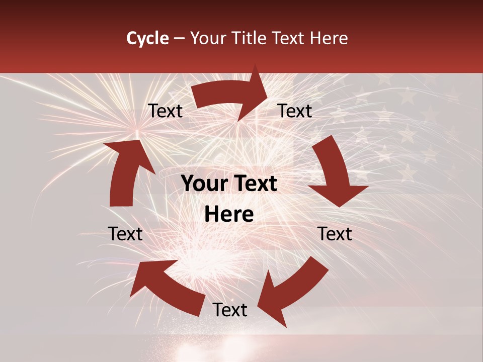 Usa Flag. Celebration PowerPoint Template