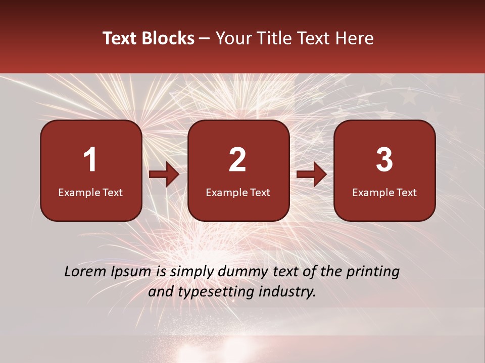 Usa Flag. Celebration PowerPoint Template