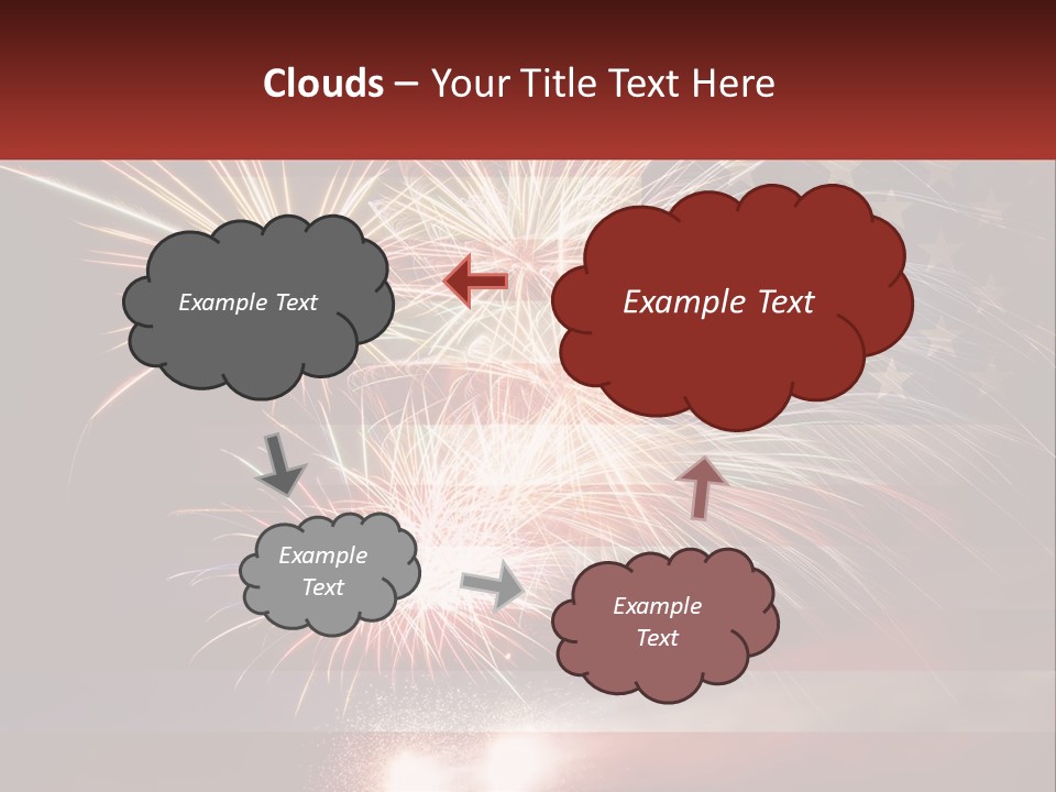 Usa Flag. Celebration PowerPoint Template