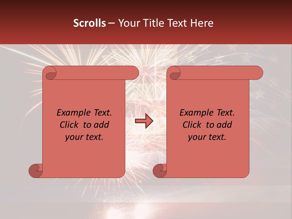 Usa Flag. Celebration PowerPoint Template