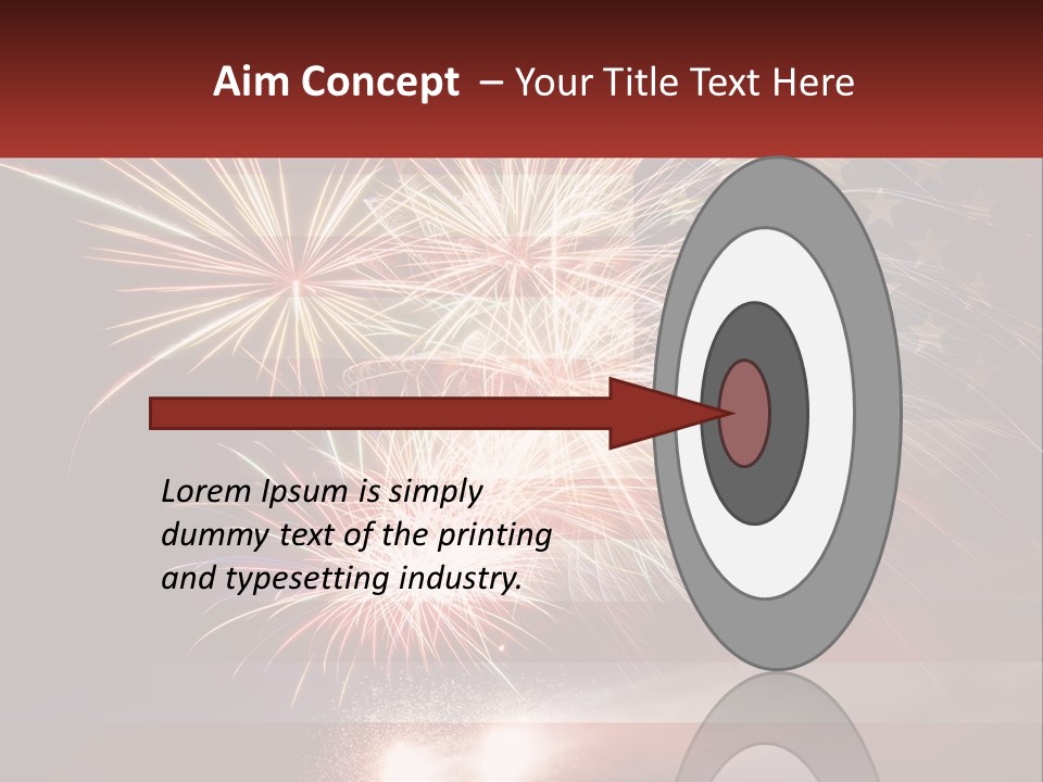 Usa Flag. Celebration PowerPoint Template