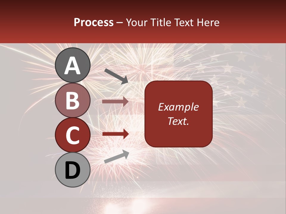 Usa Flag. Celebration PowerPoint Template
