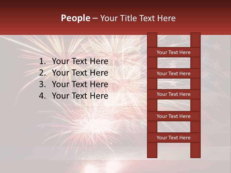 Usa Flag. Celebration PowerPoint Template