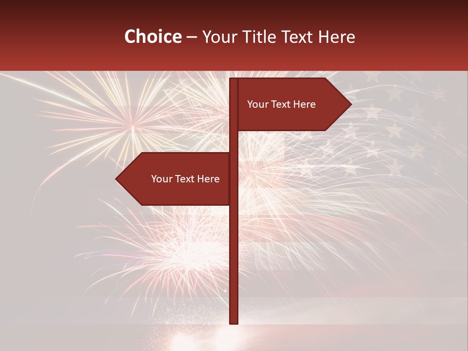 Usa Flag. Celebration PowerPoint Template