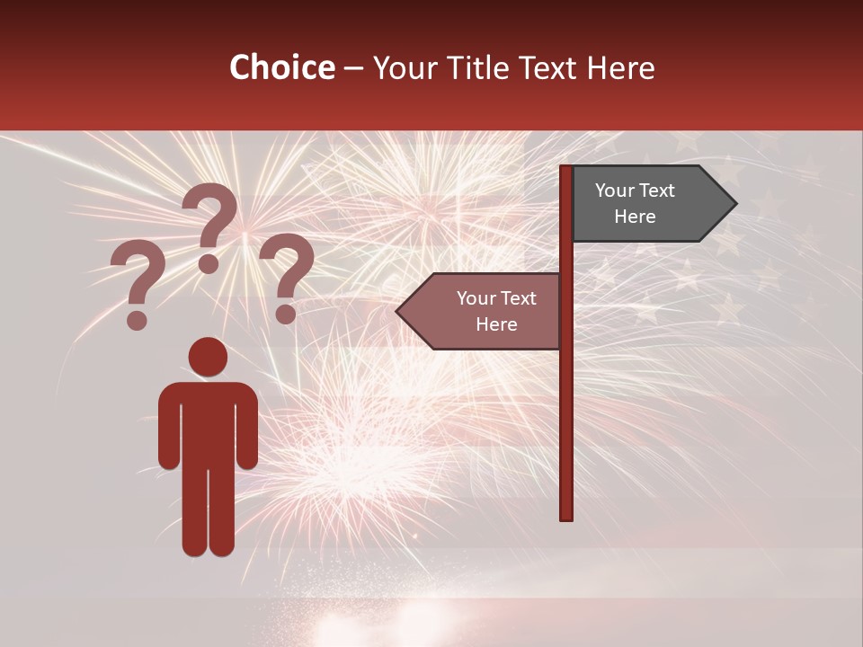 Usa Flag. Celebration PowerPoint Template