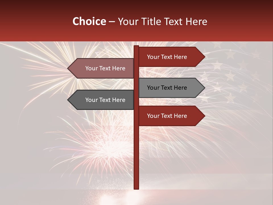 Usa Flag. Celebration PowerPoint Template